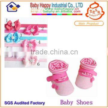 High Quality Baby Shoe Socks and headband