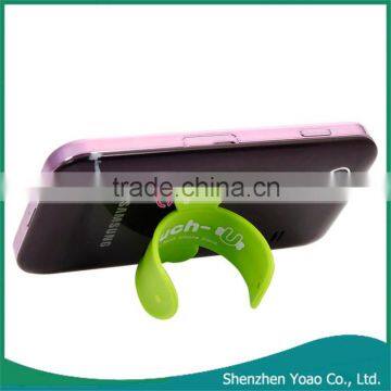 Touch-U Silicone Pure Color Phone Stand Holder Green