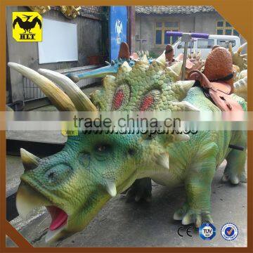 HLT walking triceratops dinosaur Kids ride