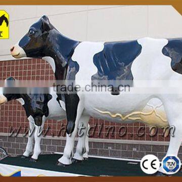 HLT Handmade fiberglass life size cow resin cows life size                        
                                                Quality Choice