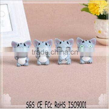 custom collectible small animal cat figure toys for decoration