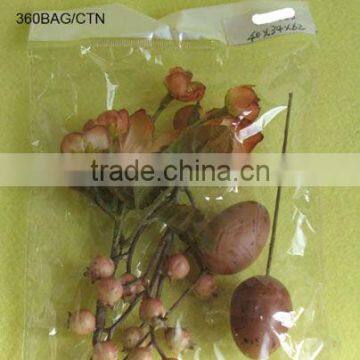 2014 Hot Sale Artificial Polyster Egg and Berry&Flower Pick Bag