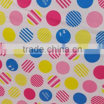 custom design 100% printing fabric for garments material