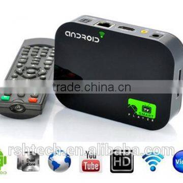 android tv box ful hd media player iptv xbmc box ,supports Miracast DLNA and air play