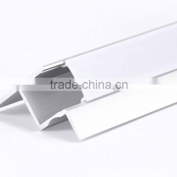 H shape extruded ceiling led aluminum profile for bathroom led lighting