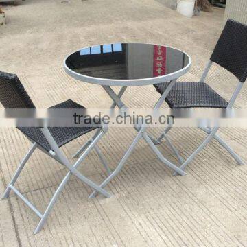 3pcs rattan bistro set