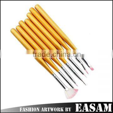 Professional nail art brush set,nail pen tools set with 7 pcs