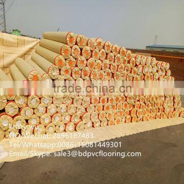 0.65mm Indoor Usage and Plastic Flooring Type PVC Flooring Vinyl photo-6