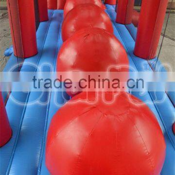 Hot Selling Giant Inflatable Wipe Out Big Ball Game for Adult and Kids