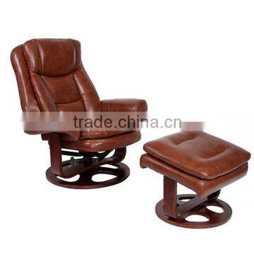 Professional made high quality high end wooden recliner chair