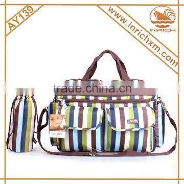 China Supplier Waterproof Nylon Diaper Bag Baby Travel Bag