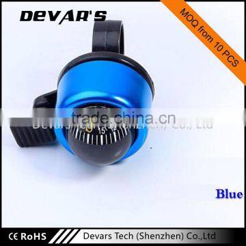 Wholesale different colors of compass small bell LED bicycle front light