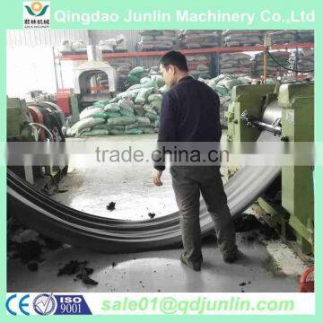 open refining mill mixer / reclaim sheet mill /rubber refiner for waste tire plant