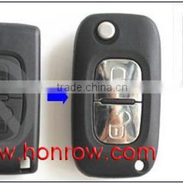 New arrive Peugeot 2 button modified folding remote key blank (307 Blade - With battery place)