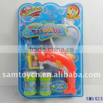 fish shape bubble gun summer toys