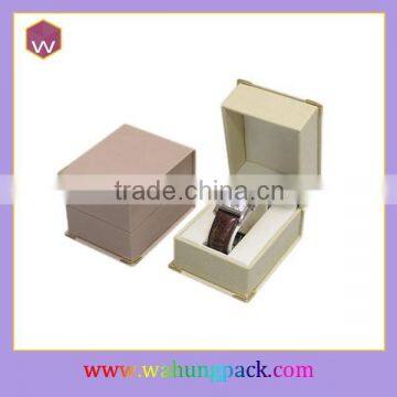 ladies single watch paper box /wholesale plastic watch gift box