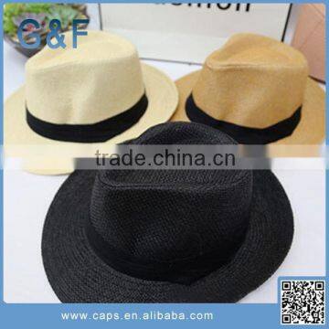 High Quality Custom Paper Panama Straw Hat For Sale