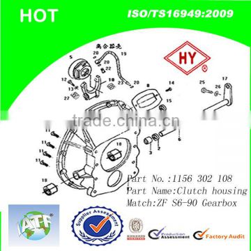 S6-90 Gear Box Clutch For Bus /Kinglong/Yutong/Higer (1156 302 108)