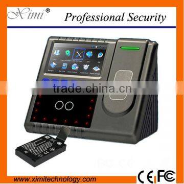 Iface501 With optional battery GPRS WIFI communication and standard rfid card time attendance facial reader