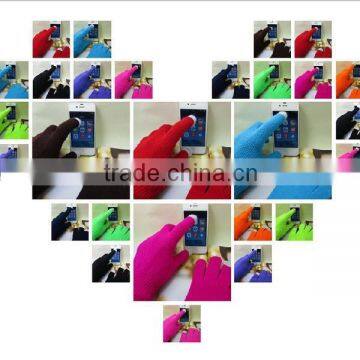 HOT SALE!!!New style smart phone touch gloves.touchscreen gloves for iphone/for ipad