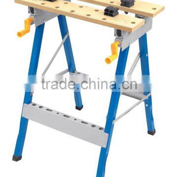 Adjustable Wooden&stainless Steel Metal Folding Work Bench for Wood Working