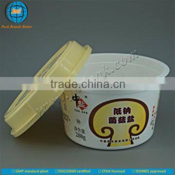 Food Grade PP Cup for Yogurt and Salt With Lids Available With FSSC22000 Certified by GMP Standard Plant photo-2