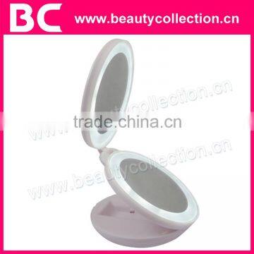 BC-M1518 2016 Newest Fashion Fold Double LED Compact Mirrror