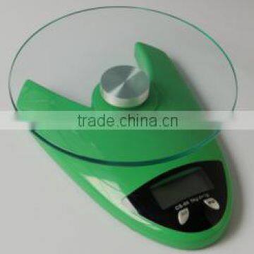 ABS Scale Housing Kitchen Scale With Glass Pan photo-3
