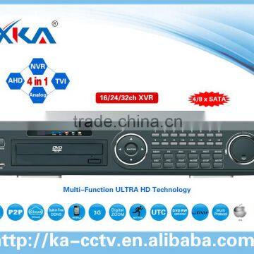 32ch 1080P AHD-TVI-NVR-Analog 4 in 1 DVR (4/8 x SATA)