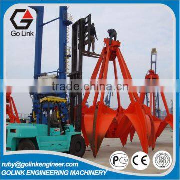 low price rope grapple for crane with ce approved