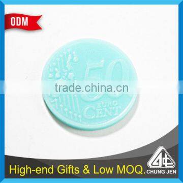 China Supplier Euro Pound Oem Supermarket Trolley Plastic Token photo-3