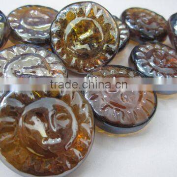 Transparent Star Leaf Glass Mosaic for Craft and Home Decoration photo-5