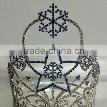 Frozen and snowflake tiara for Christmas pageant crown