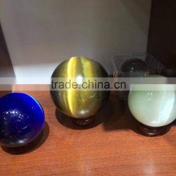 Natural Chatoyant Opal Shiny Crystal Ball Sphere Ornaments