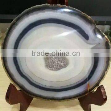 Agate stone slices ornaments for home decor