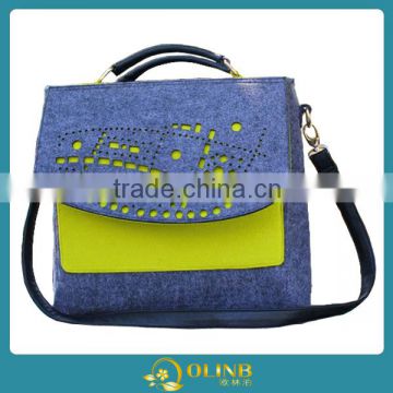 fashion wool felt bag,felt women bag