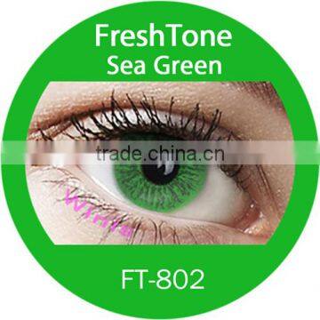 FreshTone naturals 1 tone sea green cheap colored contact lenses from korea