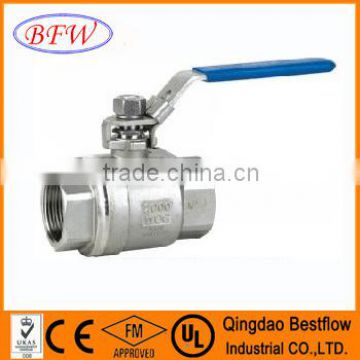 Chinese supplier 2PC API 800lb Ball Valve full bore