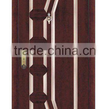 modern design steel wooden armored doors in china