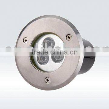 3*1W LED underground light, IP68