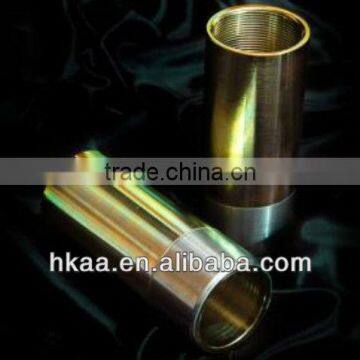 china custom brass internally threaded tube supplier