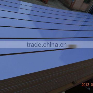 color melamine mdf slatwall