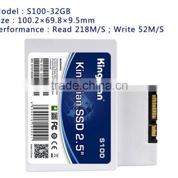 KingDian SSD SATA2 hard disk 2.5' 32GB ssd chemical solution used laptop