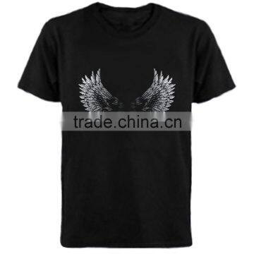 Music el T-shirt el Panel T-shirts el Glow T-shirt With 4pcs Sound Active Inverter
