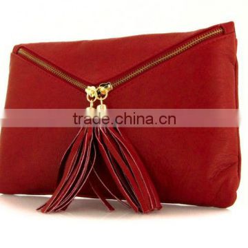 Envelope faux leather clutch bags