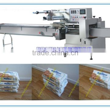 Servo Motor Control Automatic Baby Diaper, Wet Tissue Packing/ Wrapping Machine/Horizontal Flow Packaging Machine