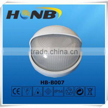 ip54 e27 round aluminium outdoor moisture resistant light