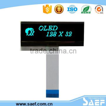 128x32 OLED Display 2.05 inch Blue OLED