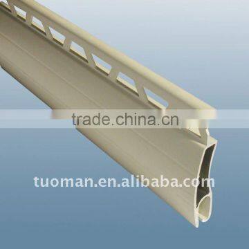 extruded aluminium double layer roller shutter slat