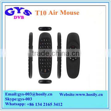 Wireless Mouse 2.4GHz Mini Fly Air Mouse T10 Rechargeable C120 Air Mouse Keyboard For PC and Android Box